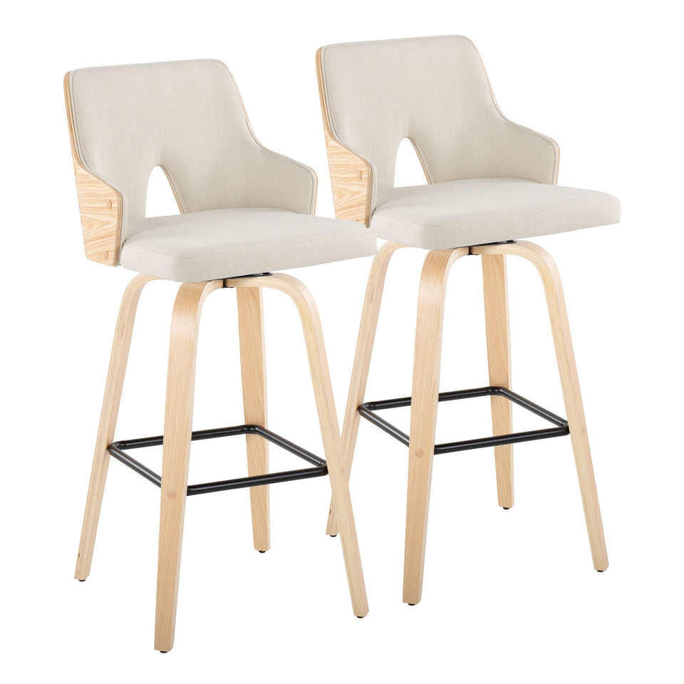 Stella 30" Fixed-Height Barstool - Set of 2