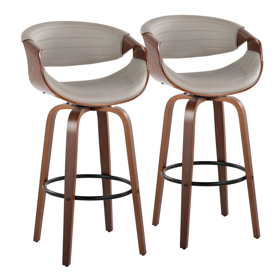 Symphony 30" Fixed-Height Barstool - Set of 2