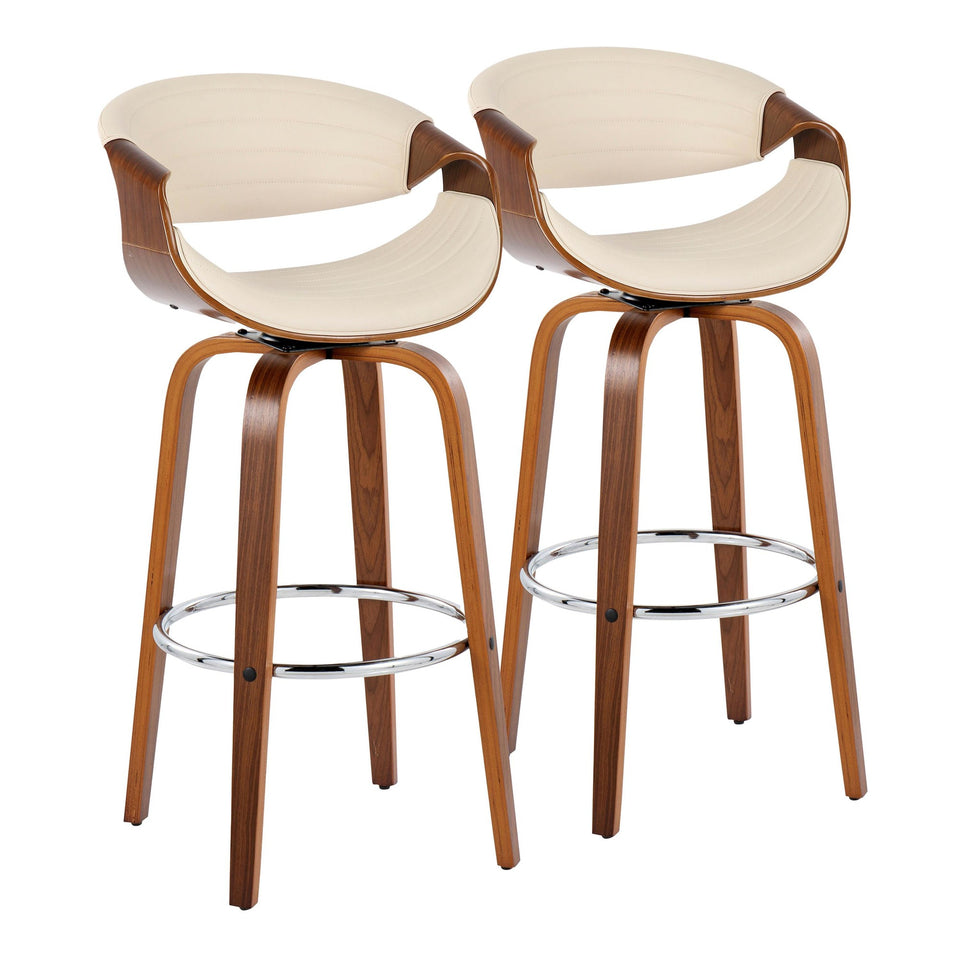 Symphony 30" Fixed-Height Barstool - Set of 2