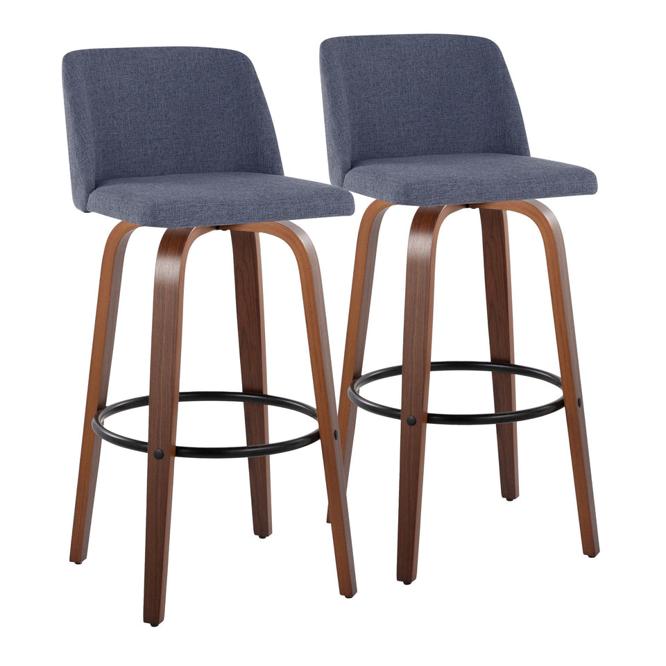 Toriano 30" Fixed-Height Barstool - Set of 2