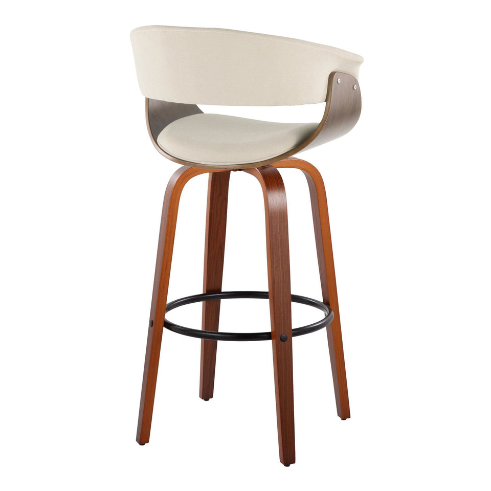 Vintage Mod 30" Fixed-Height Barstool - Set of 2