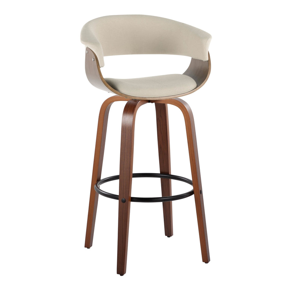 Vintage Mod 30" Fixed-Height Barstool - Set of 2