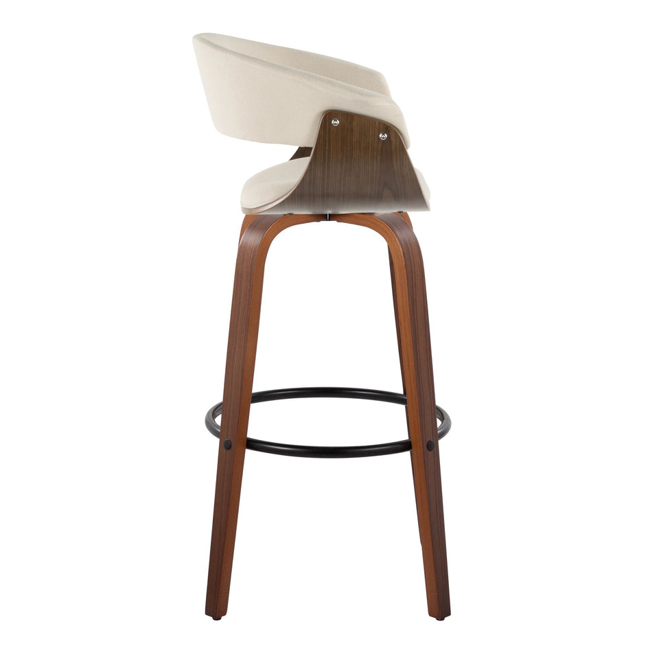 Vintage Mod 30" Fixed-Height Barstool - Set of 2