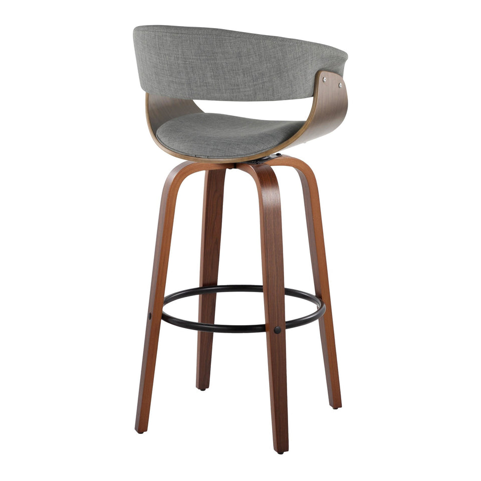 Vintage Mod 30" Fixed-Height Barstool - Set of 2