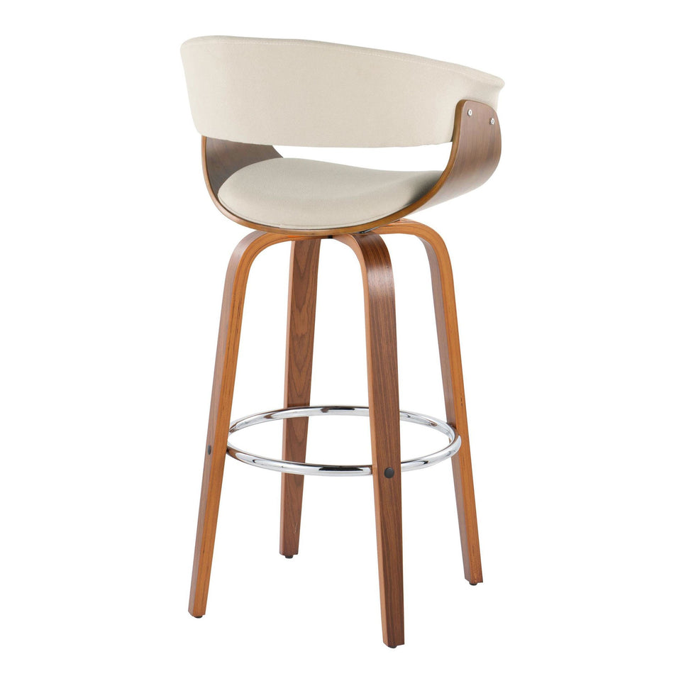 Vintage Mod 30" Fixed-Height Barstool - Set of 2