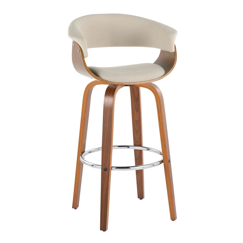 Vintage Mod 30" Fixed-Height Barstool - Set of 2