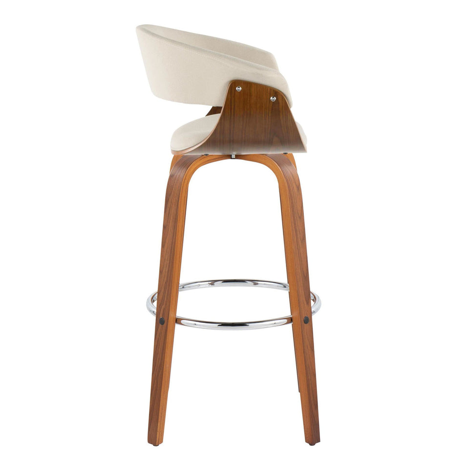 Vintage Mod 30" Fixed-Height Barstool - Set of 2