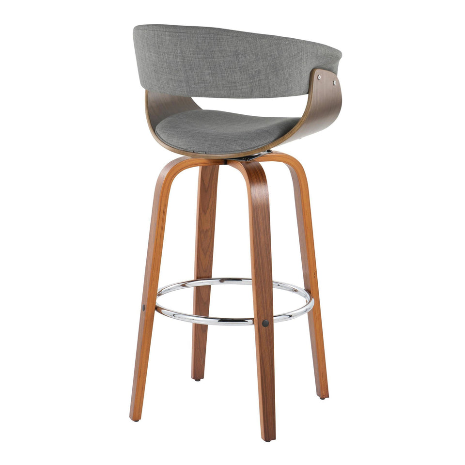 Vintage Mod 30" Fixed-Height Barstool - Set of 2