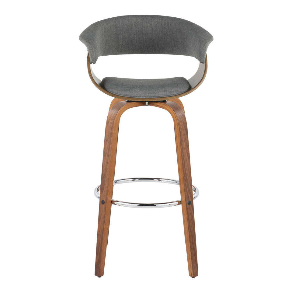 Vintage Mod 30" Fixed-Height Barstool - Set of 2