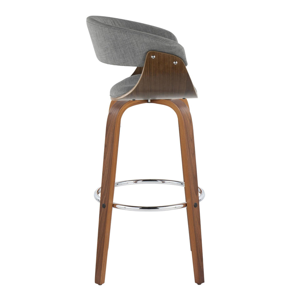 Vintage Mod 30" Fixed-Height Barstool - Set of 2