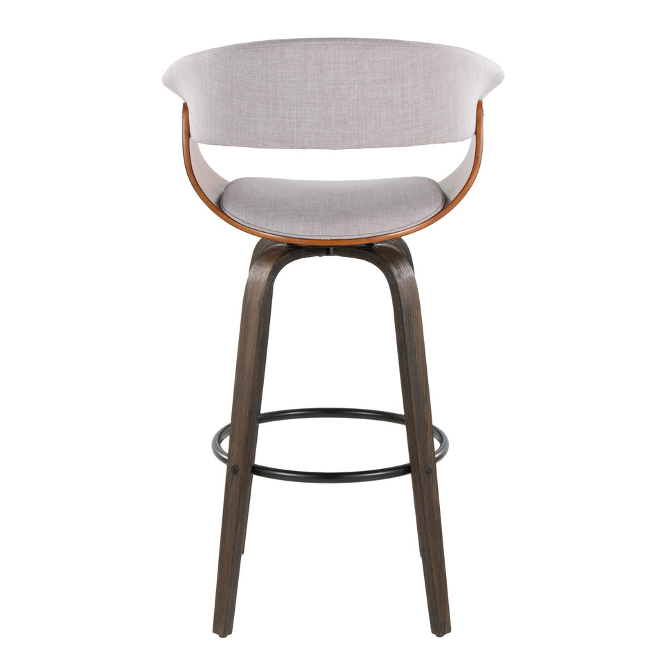 Vintage Mod 30" Fixed-Height Barstool - Set of 2