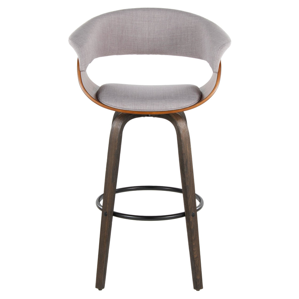 Vintage Mod 30" Fixed-Height Barstool - Set of 2