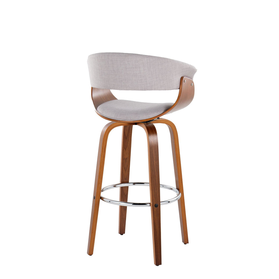 Vintage Mod 30" Fixed-Height Barstool - Set of 2