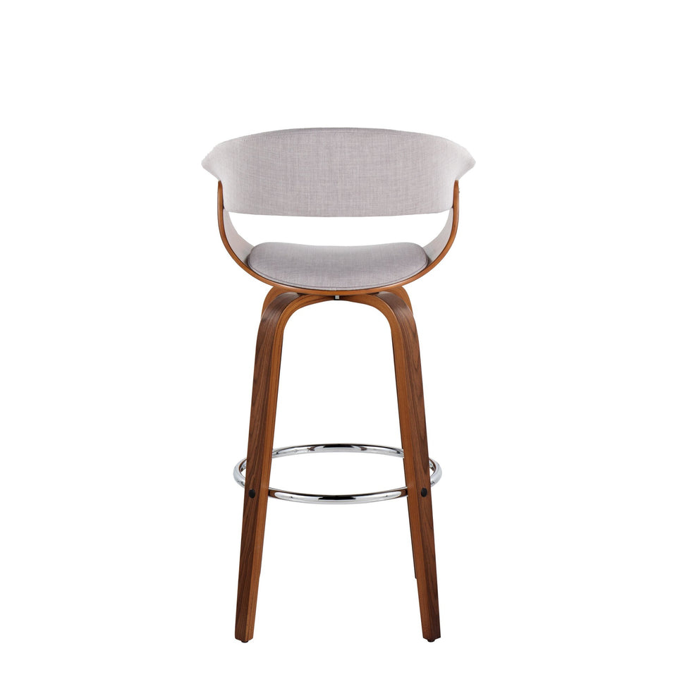 Vintage Mod 30" Fixed-Height Barstool - Set of 2