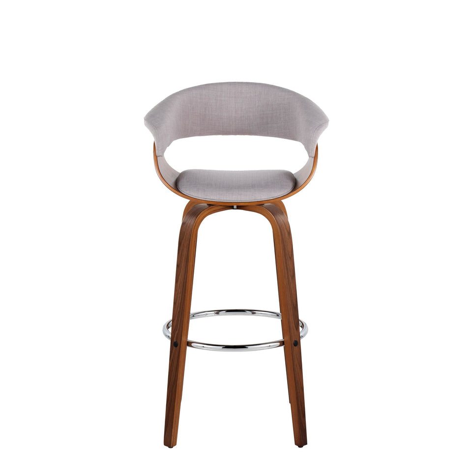 Vintage Mod 30" Fixed-Height Barstool - Set of 2