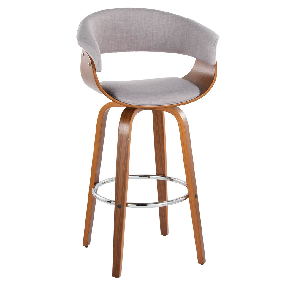 Vintage Mod 30" Fixed-Height Barstool - Set of 2