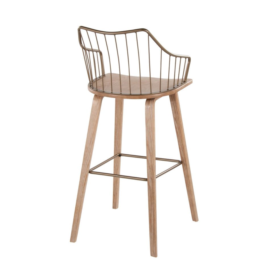Winston 30" Fixed-Height Barstool