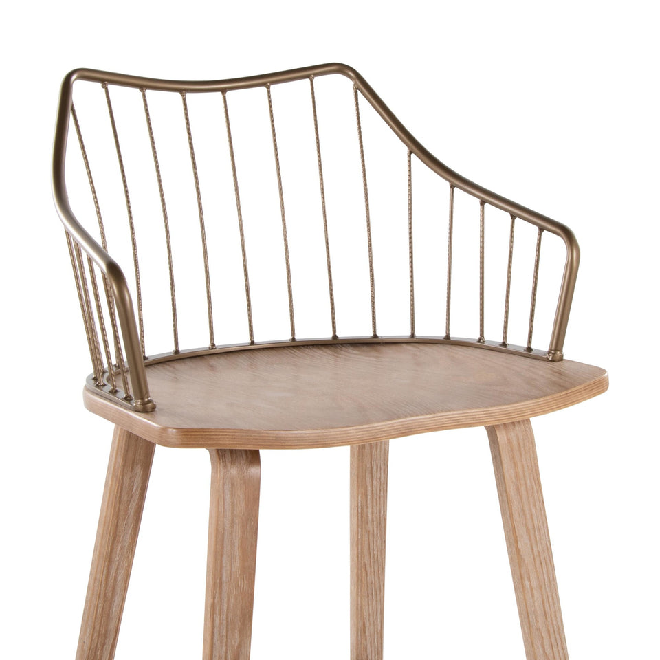 Winston 30" Fixed-Height Barstool