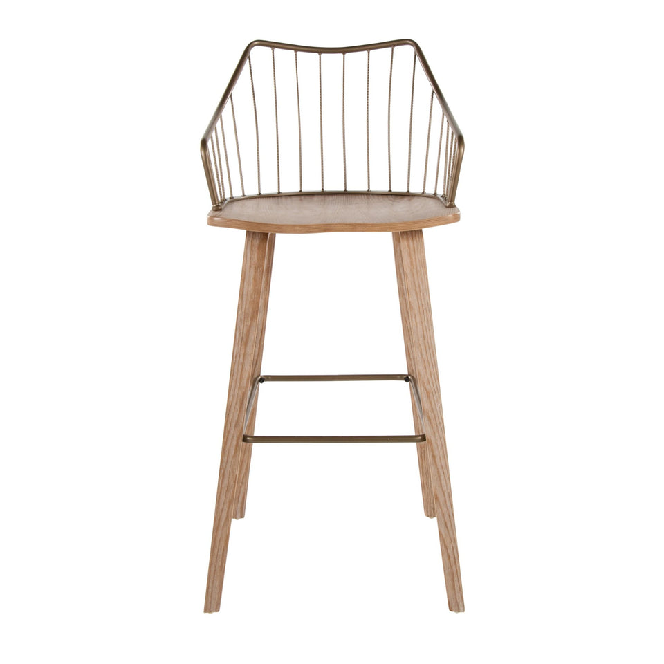 Winston 30" Fixed-Height Barstool