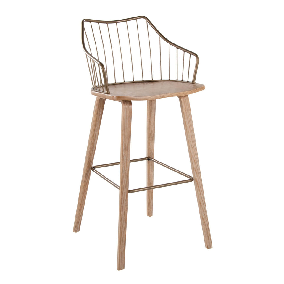 Winston 30" Fixed-Height Barstool