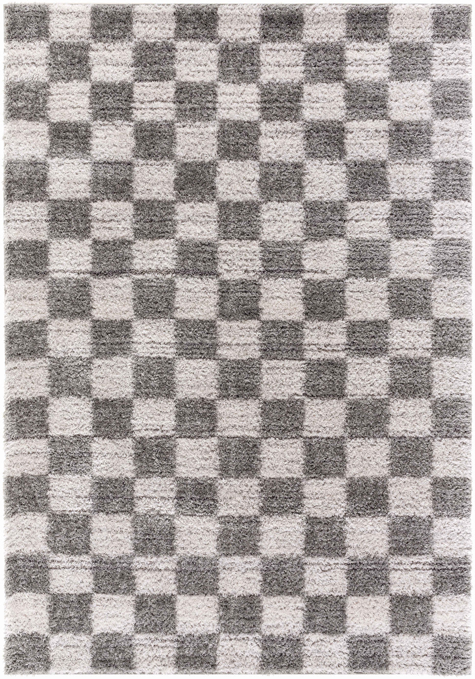 Belita Charcoal Luxe Shag Area Rug