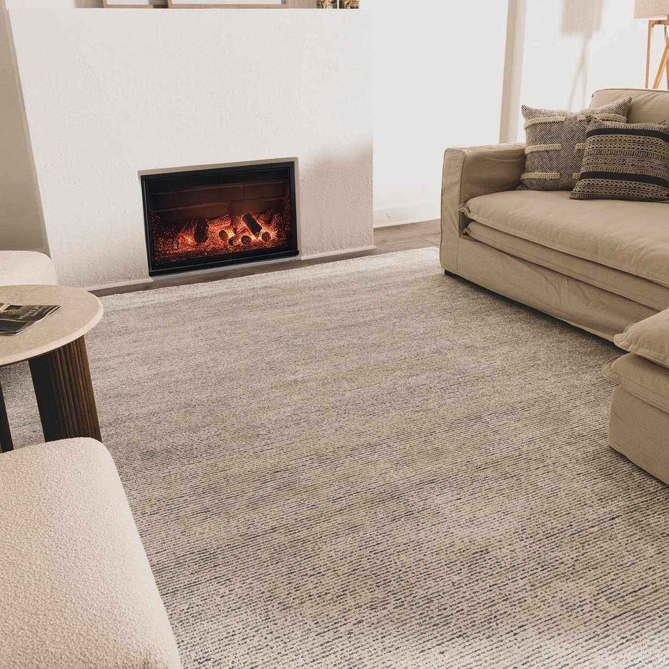 Orcas Hand Tufted Wool-Blend Rug - Slate