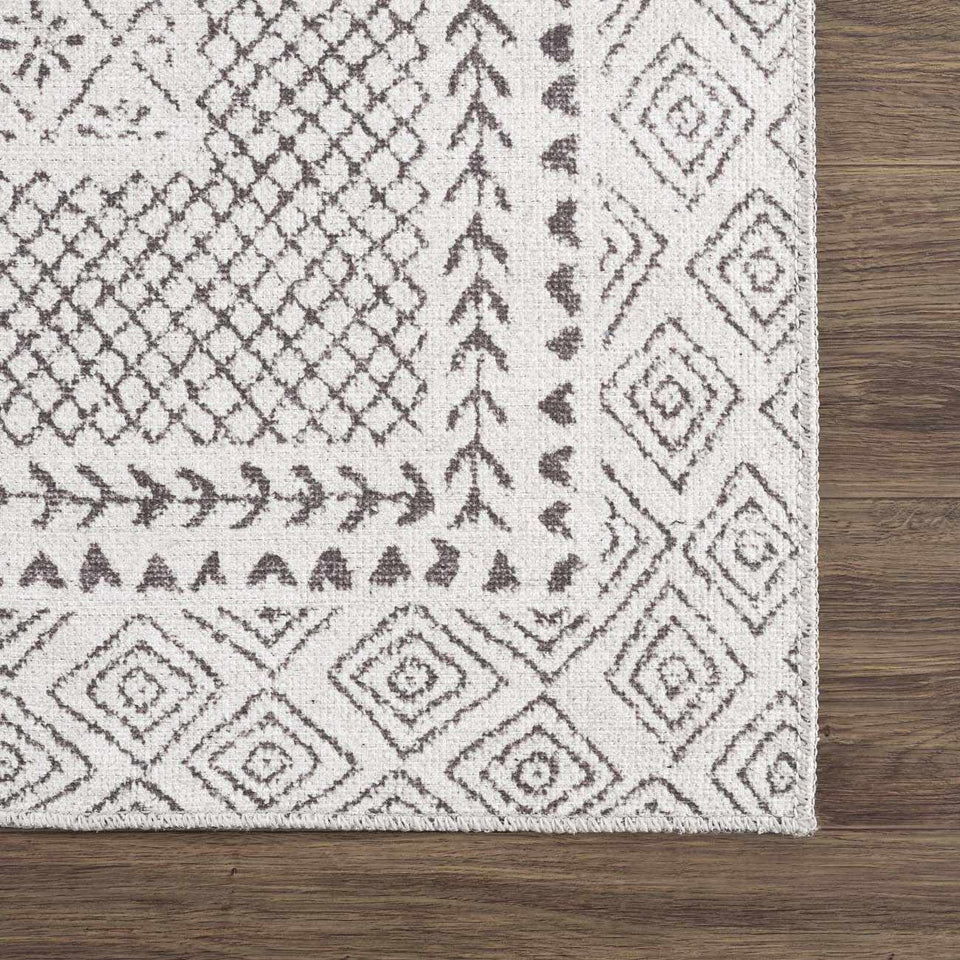 Burdette Washable Area Rug