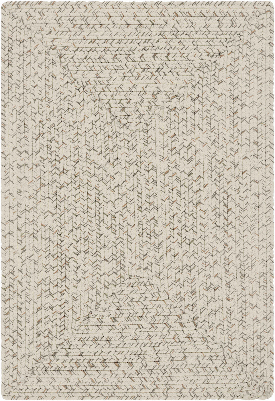 Beige Braided Faux Jute Outdoor Rug
