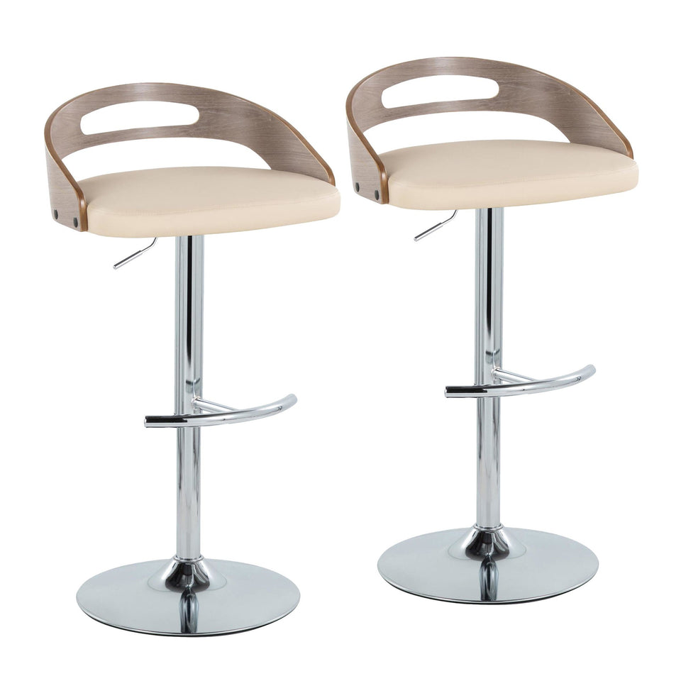 Cassis Adjustable Barstool - Set of 2