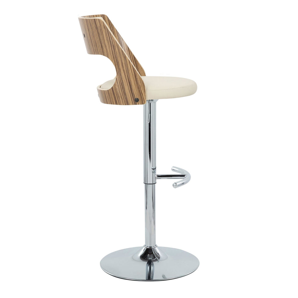 Cecina Adjustable Barstool - Set of 2