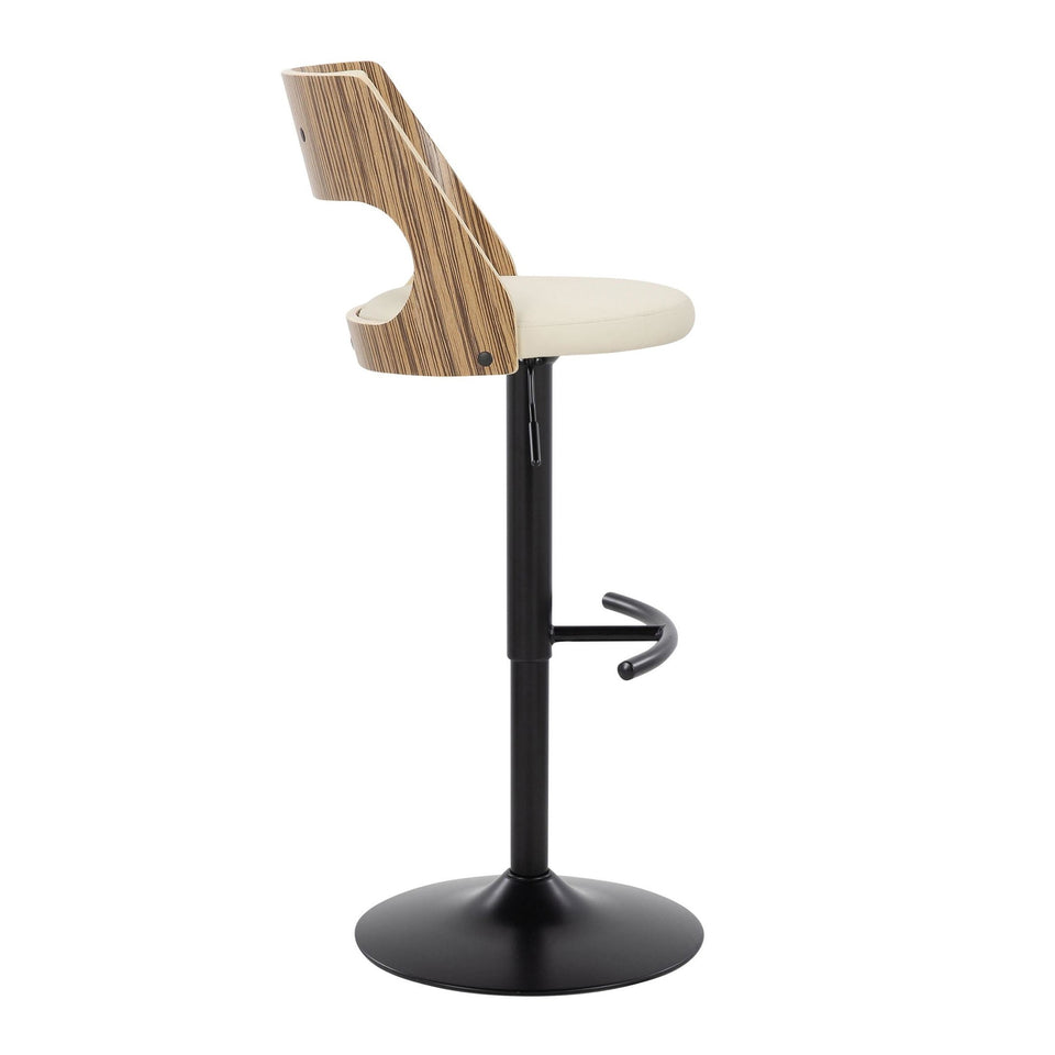 Cecina Adjustable Barstool - Set of 2