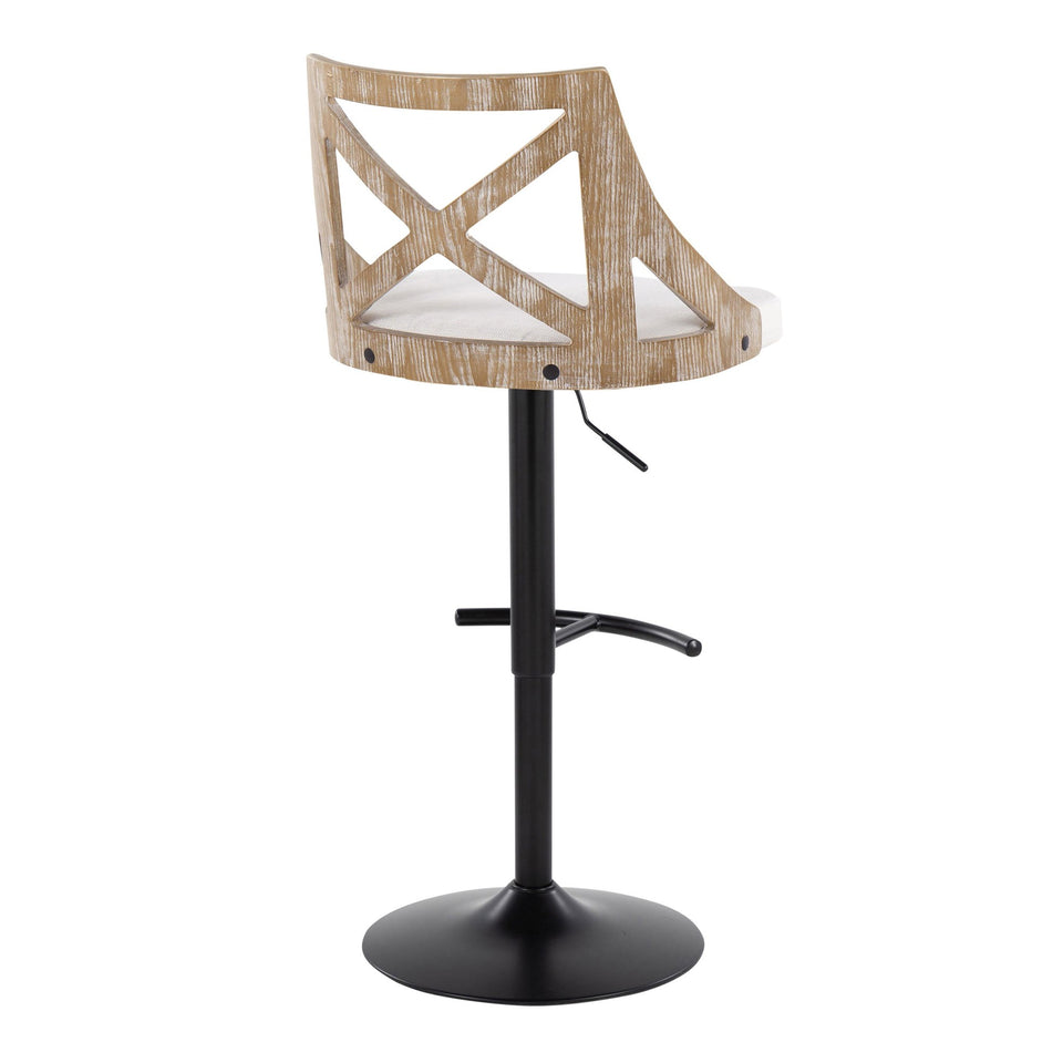 Charlotte Adjustable Barstool - Set of 2