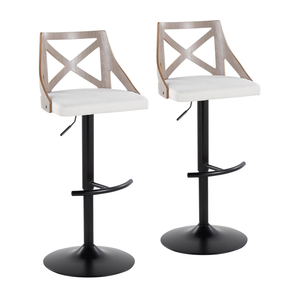 Charlotte Adjustable Barstool - Set of 2