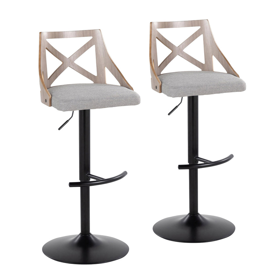 Charlotte Adjustable Barstool - Set of 2