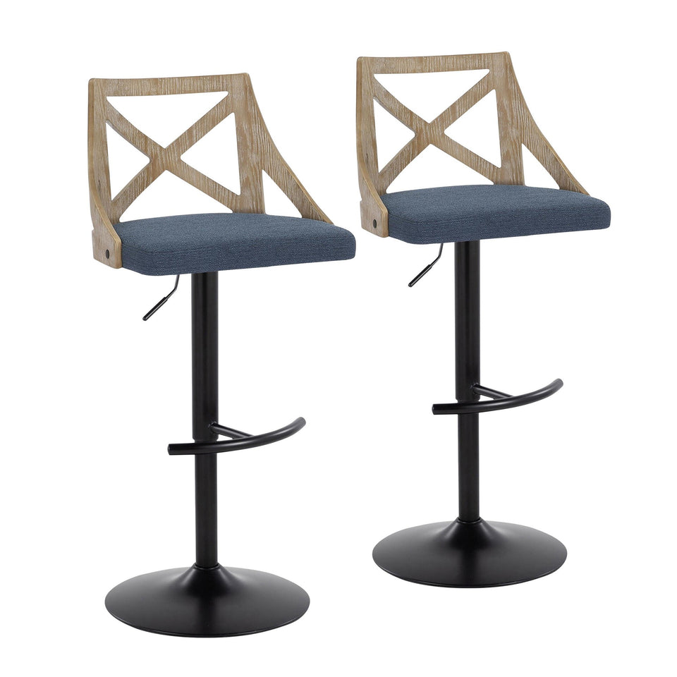 Charlotte Adjustable Barstool - Set of 2