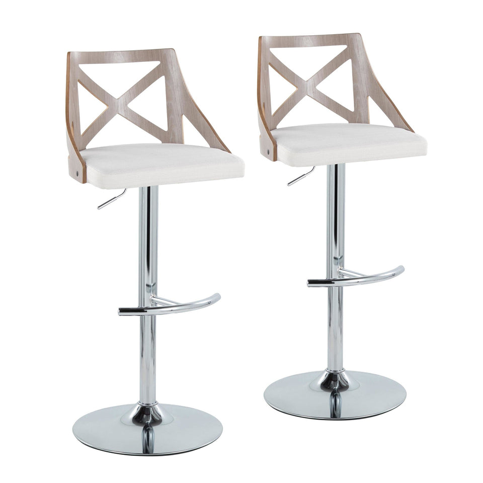 Charlotte Adjustable Barstool - Set of 2