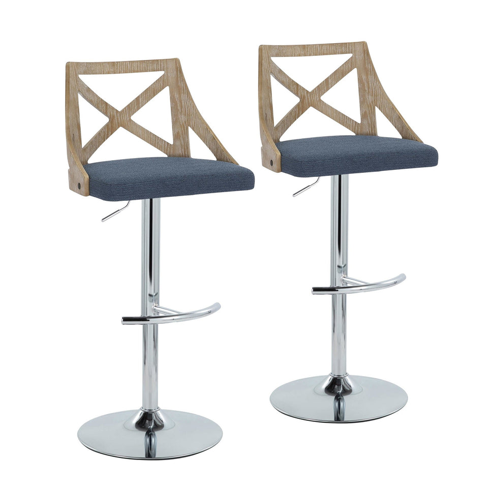 Charlotte Adjustable Barstool - Set of 2
