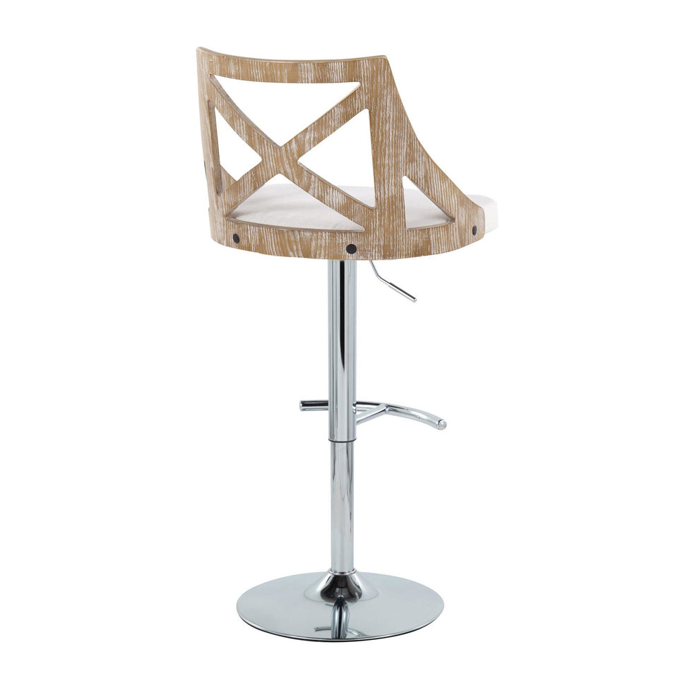 Charlotte Adjustable Barstool - Set of 2