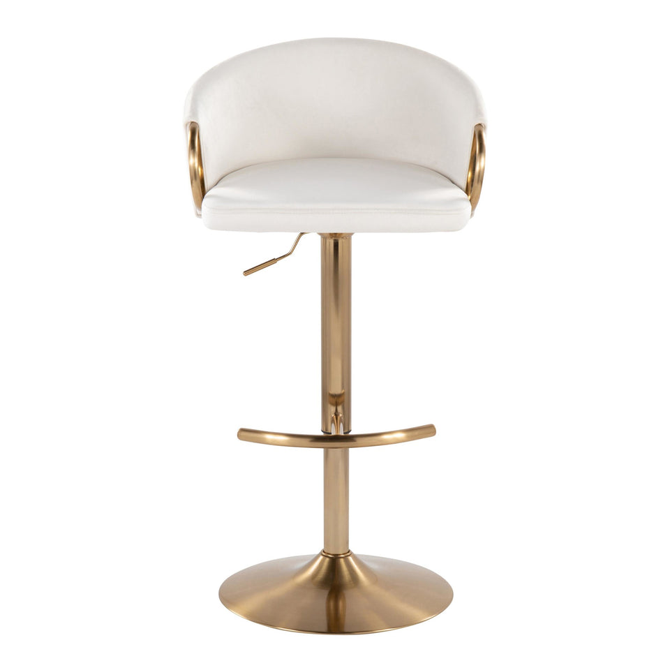 Claire Adjustable Barstool - Set of 2