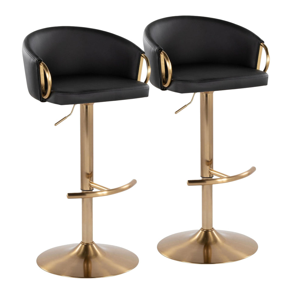 Claire Adjustable Barstool - Set of 2