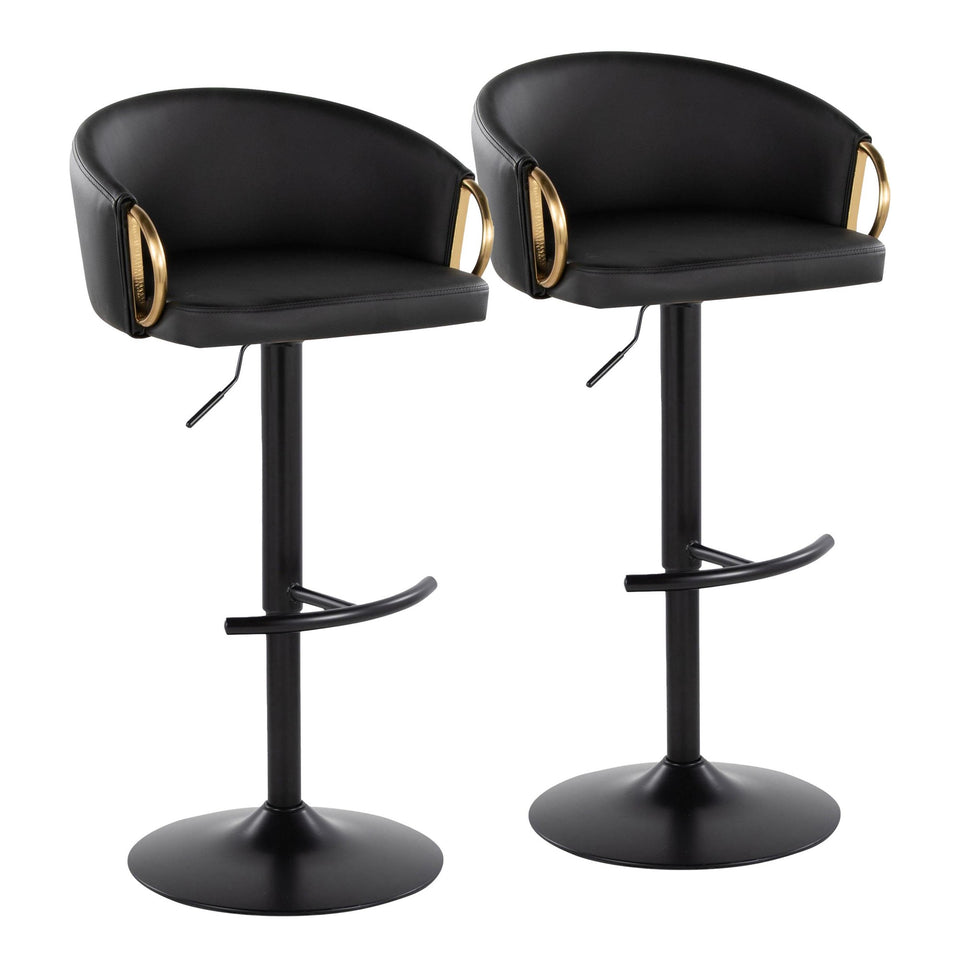 Claire Adjustable Barstool - Set of 2