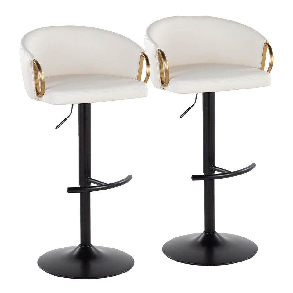 Claire Adjustable Barstool - Set of 2
