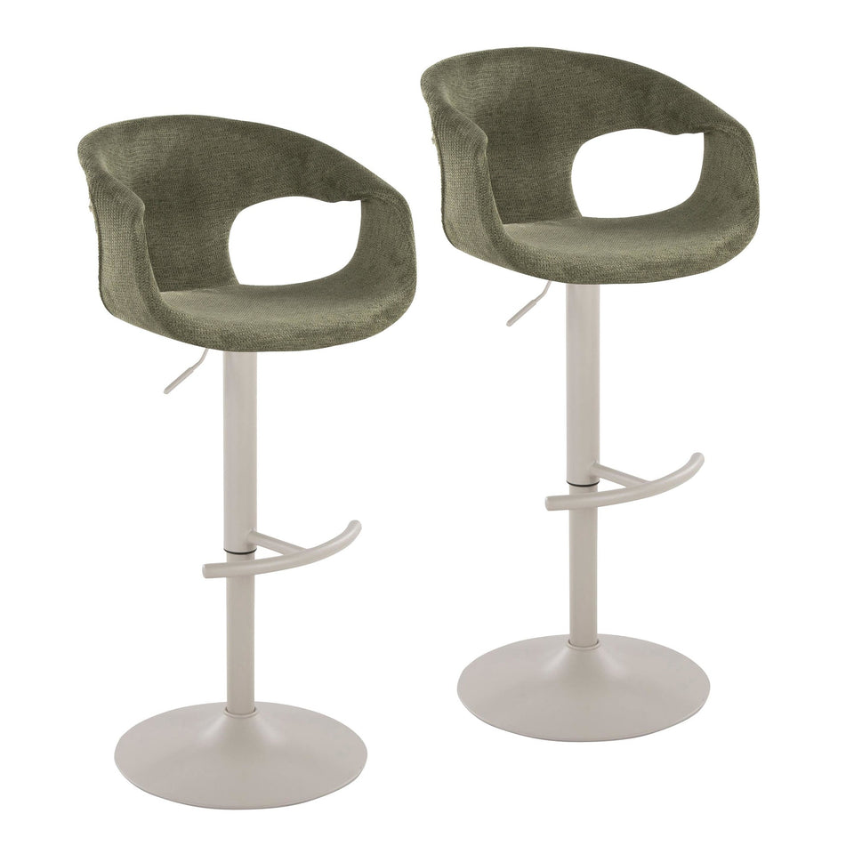 Curva Adjustable Barstool - Set of 2