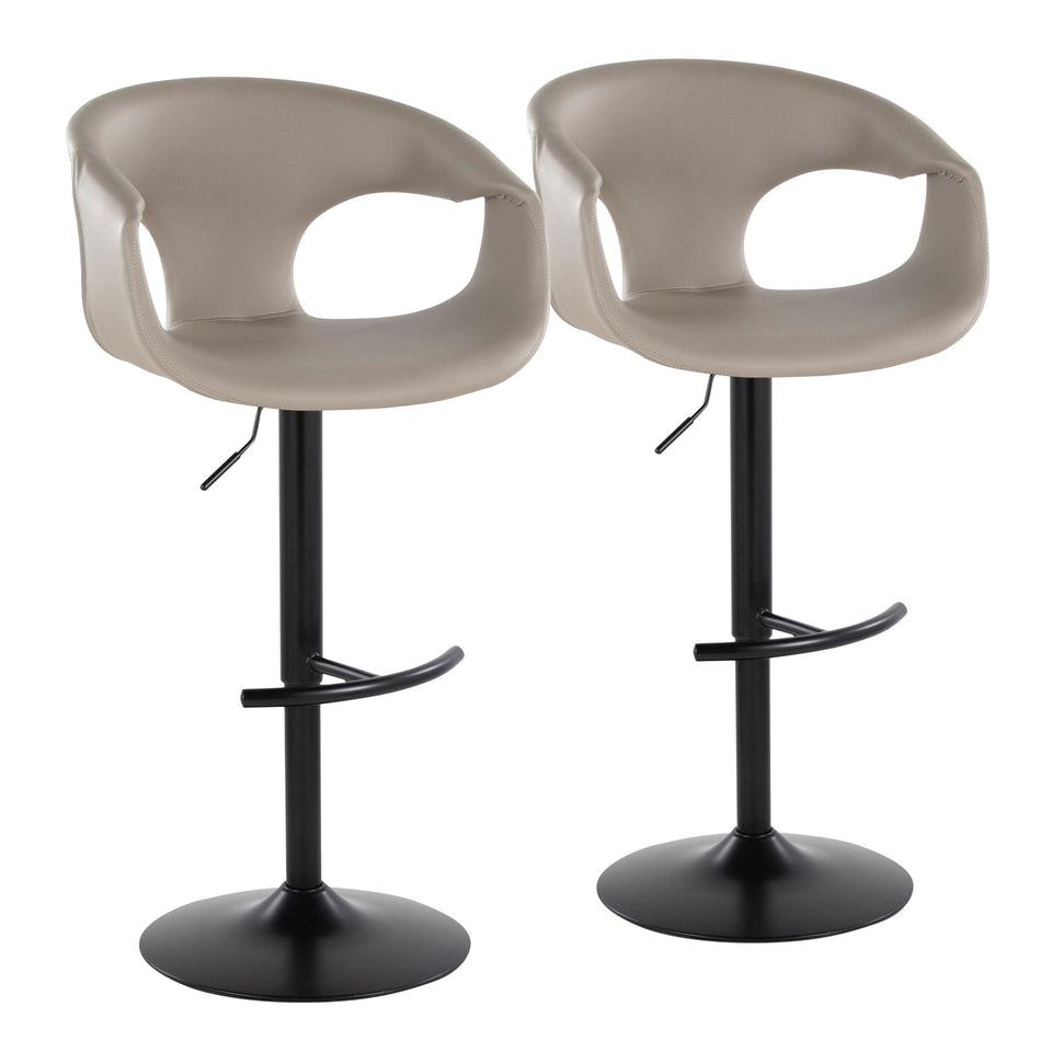 Curva Adjustable Barstool - Set of 2