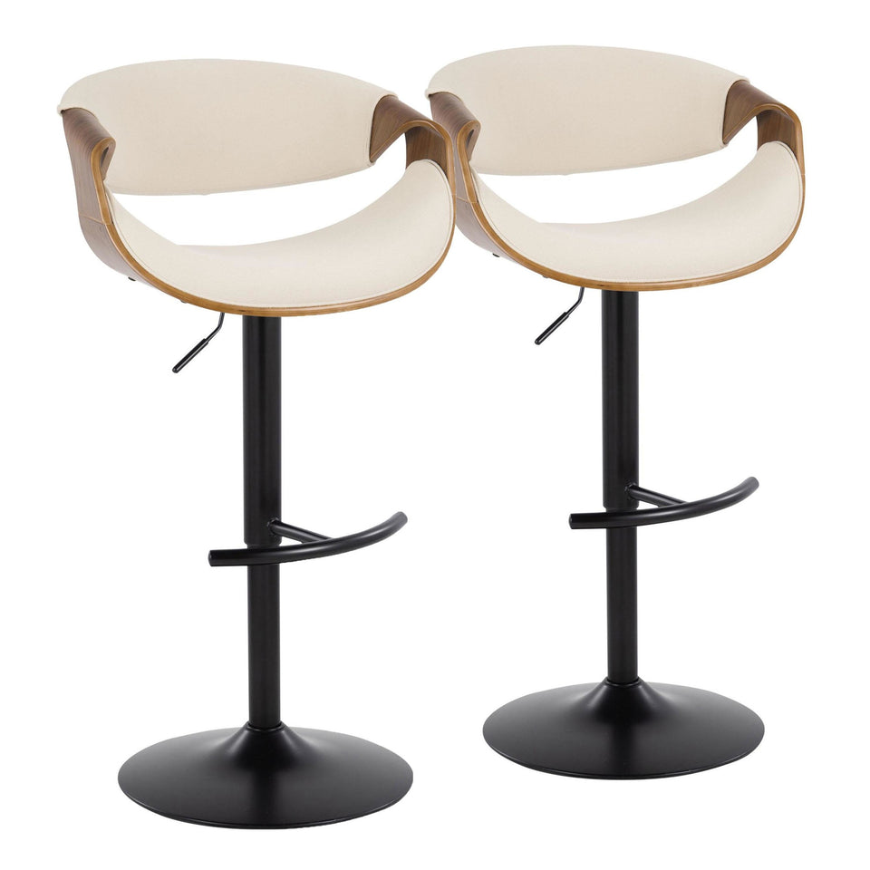 Curvo Adjustable Barstool - Set of 2
