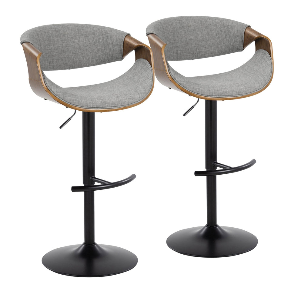Curvo Adjustable Barstool - Set of 2