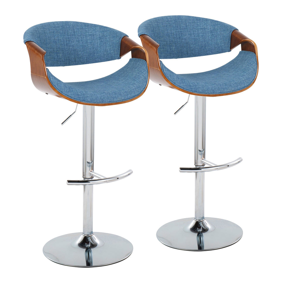 Curvo Adjustable Barstool - Set of 2