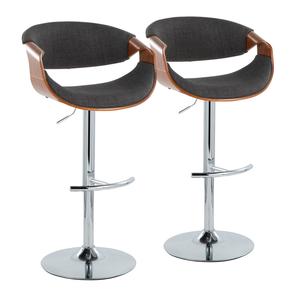 Curvo Adjustable Barstool - Set of 2