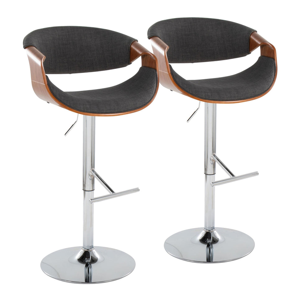 Curvo Adjustable Barstool - Set of 2