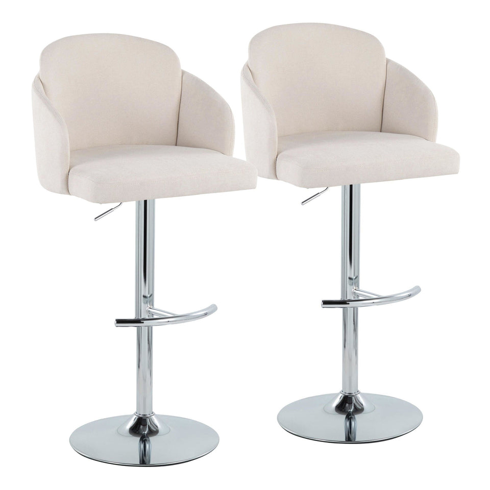 Dahlia Adjustable Barstool - Set of 2